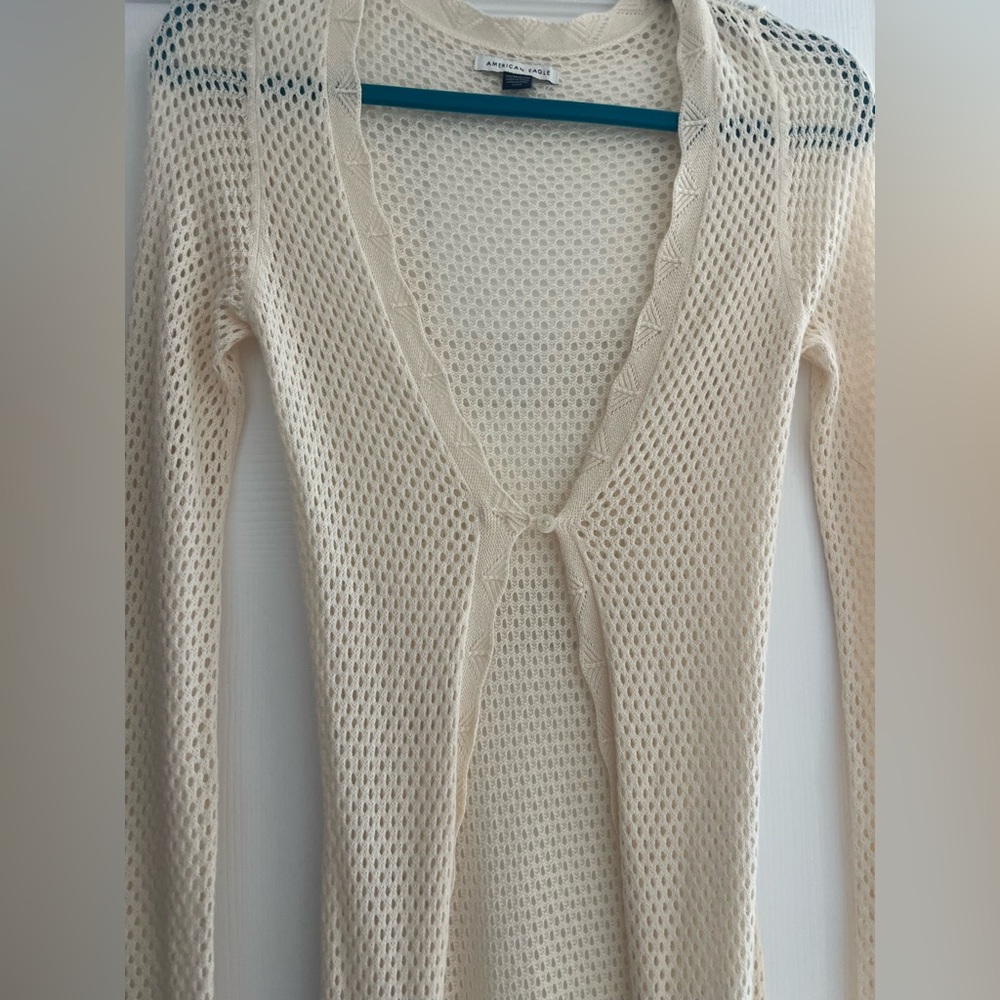 American Eagle Cream Knit Women's Sweater XS NWOT
